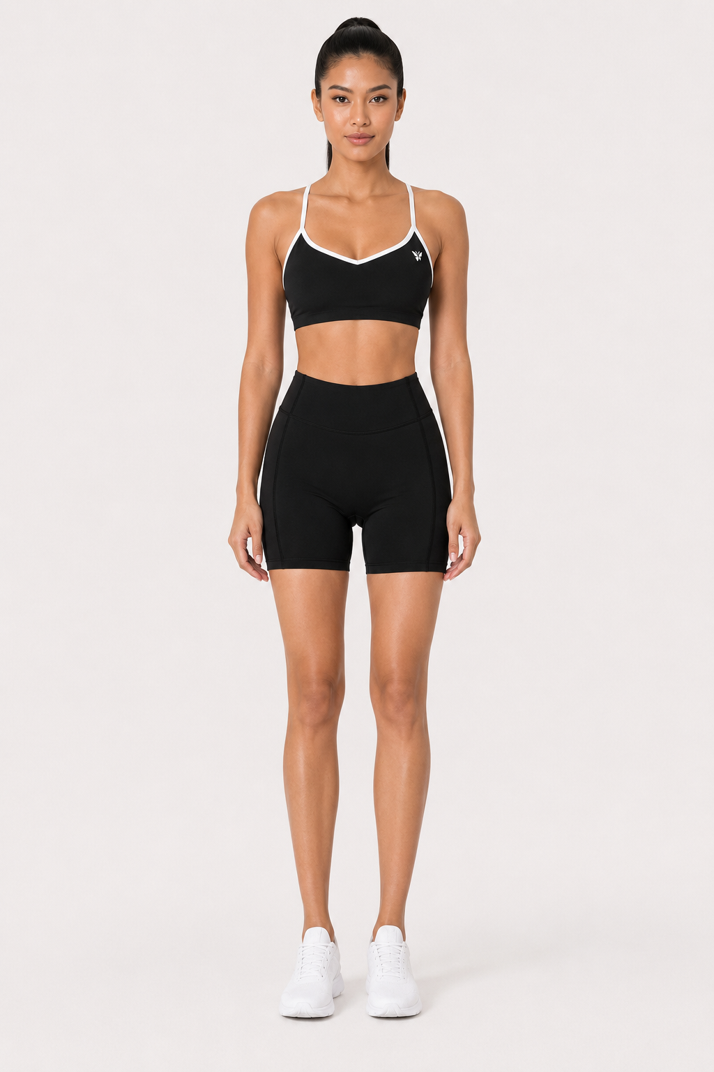 Heart Sport Bra + Shorts Set