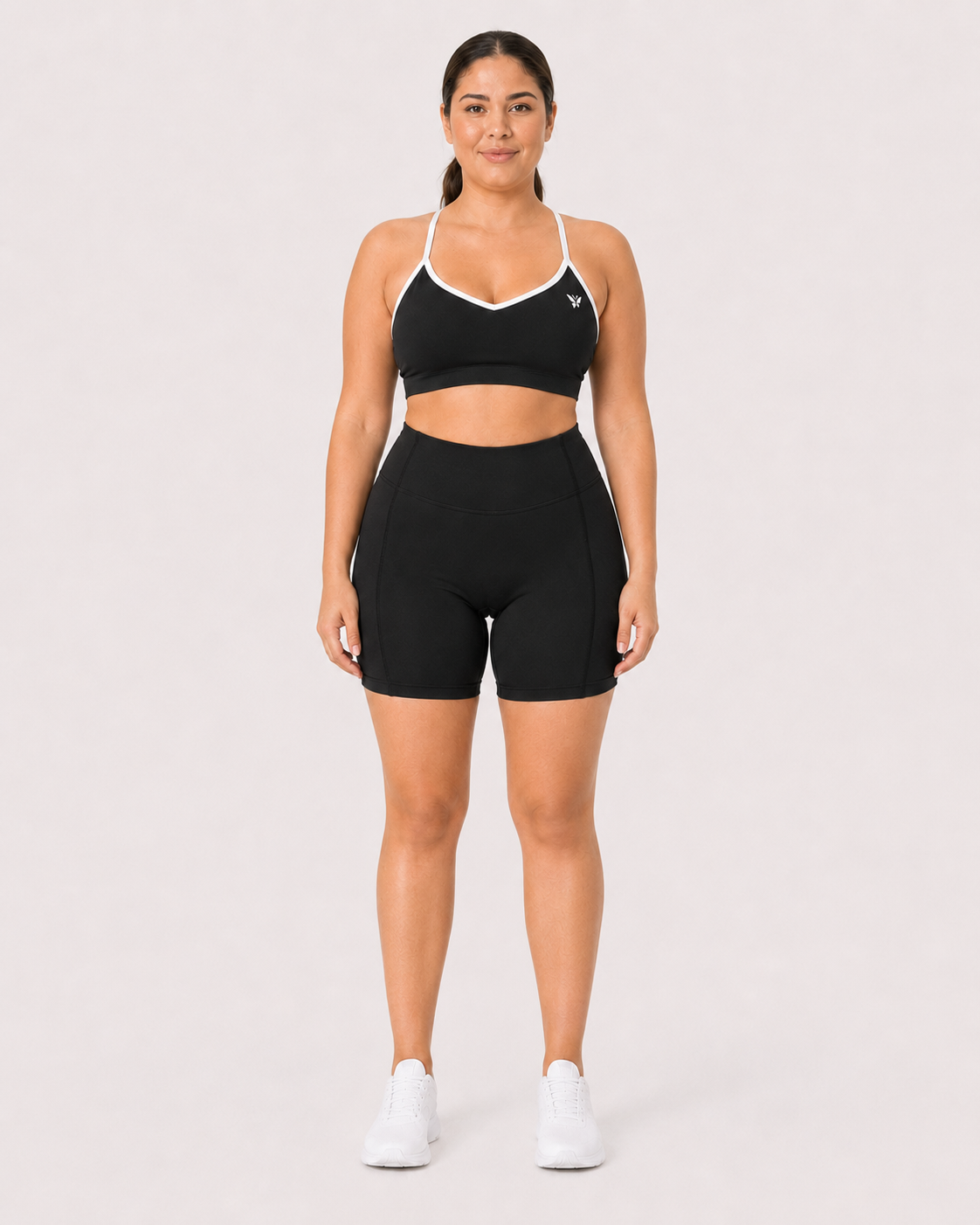 Heart Sport Bra + Shorts Set