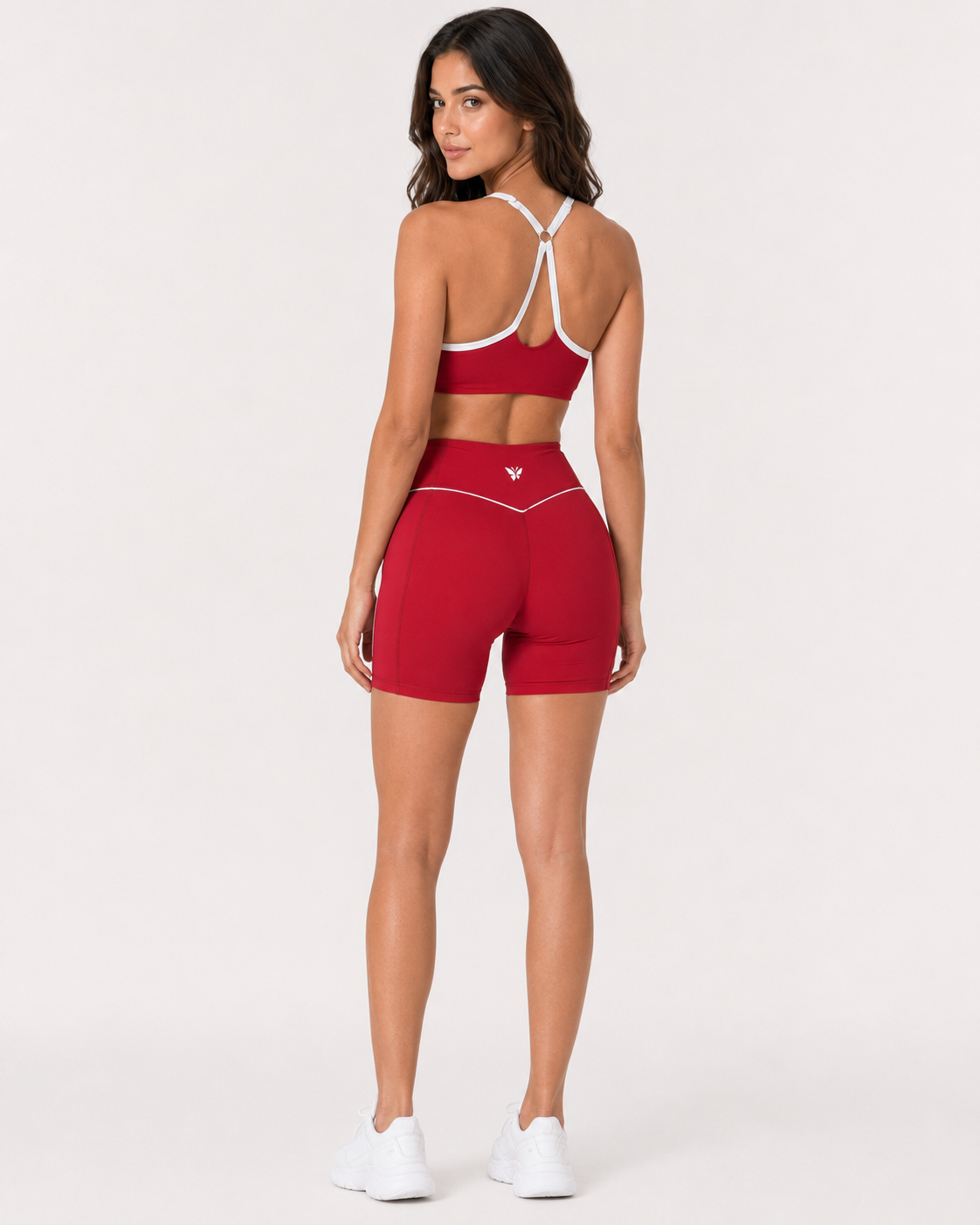 Heart Sport Bra + Shorts Set