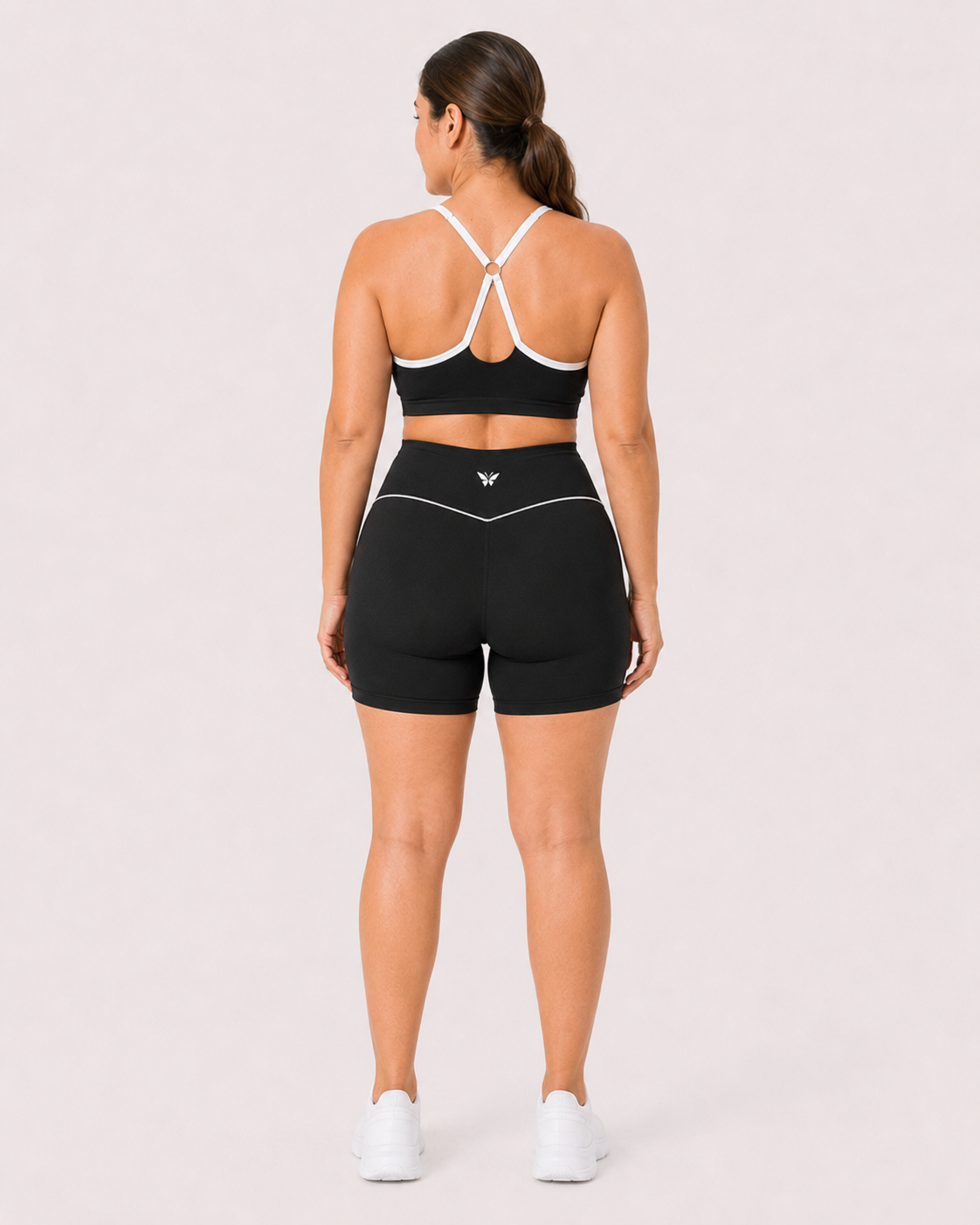 Heart Sport Bra + Shorts Set