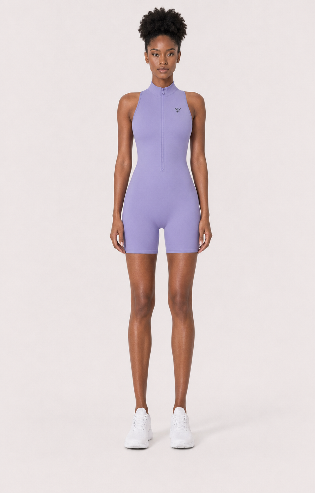 Zip Jumpsuit Short