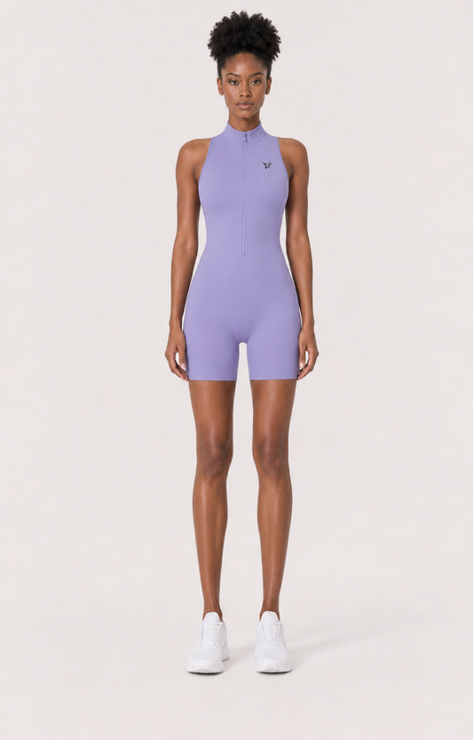 Zip Jumpsuit Short