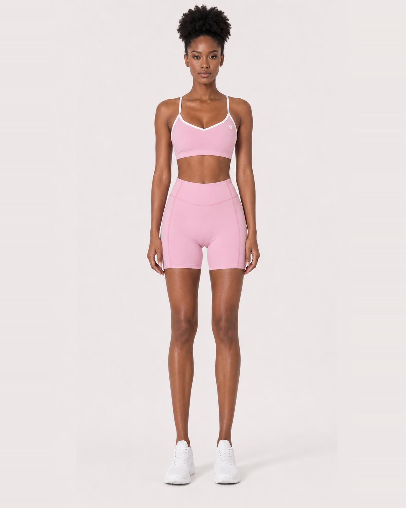 Heart Sport Bra + Shorts Set